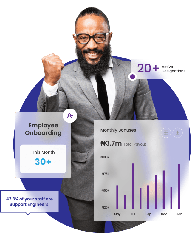 Landing page man